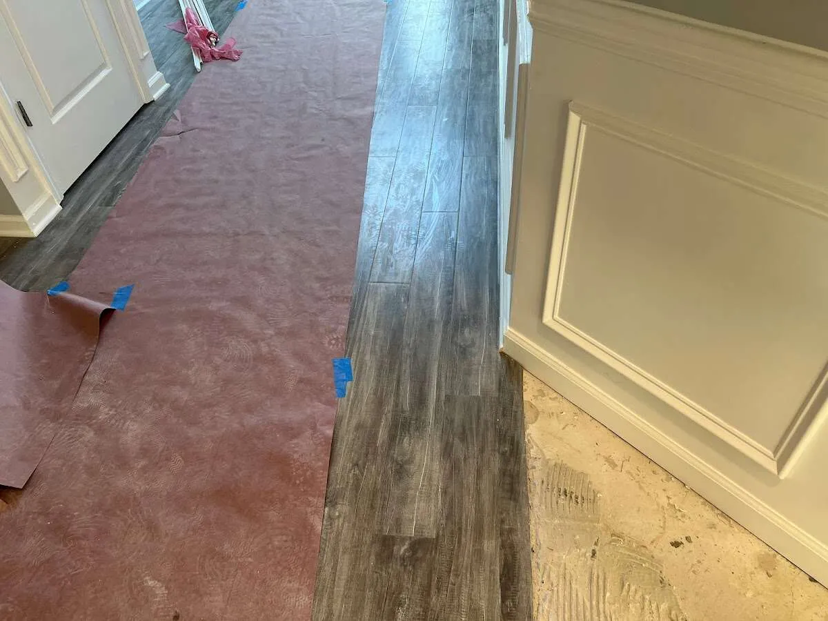 Completed marble shower restoration in Edgewood